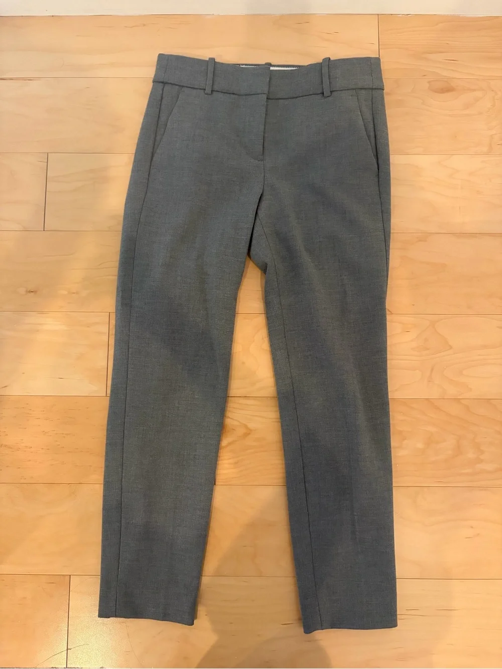 J. Crew Women's Gray Slim Dress Trousers